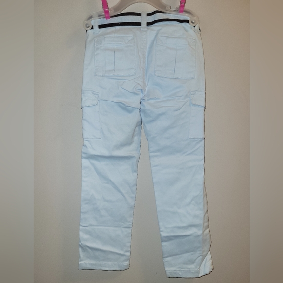 🐾 Vintage Gymboree Girl's Best Friend Powder Blue Cotton Pants Size 4 Adj Waist - Picture 2 of 7